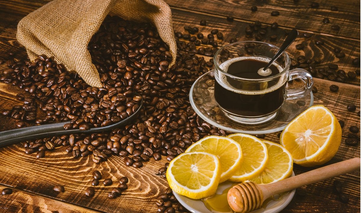 cafea cu lămâie