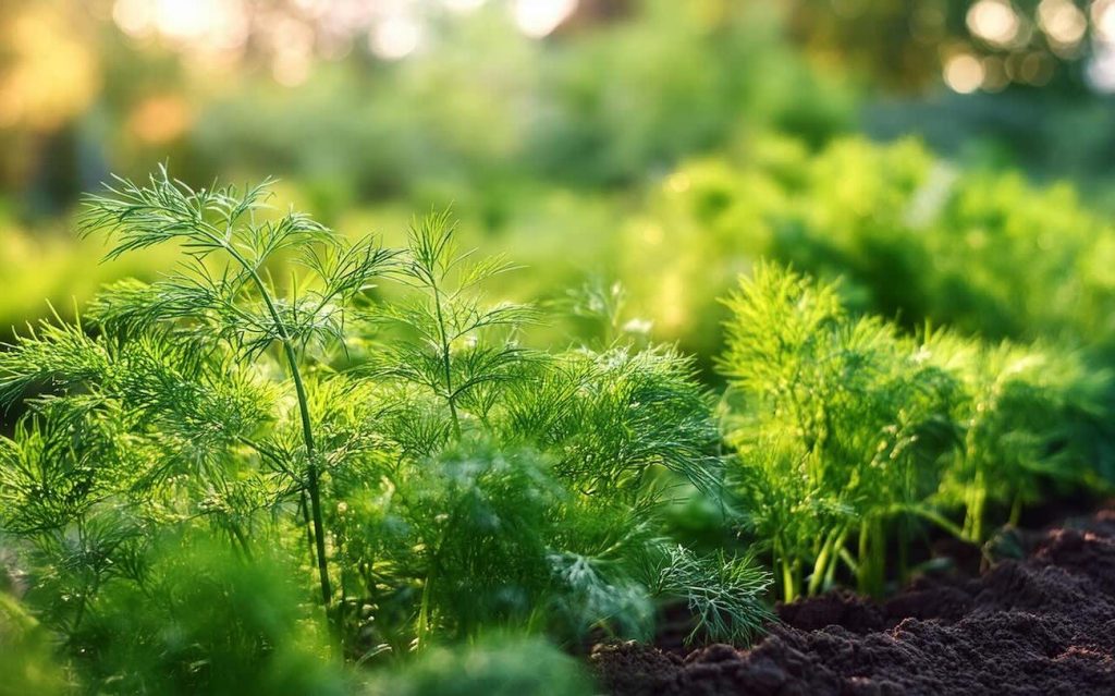 Come coltivare un sacco di aneto sano nel tuo giardino. Sowing and Garden Dill Care