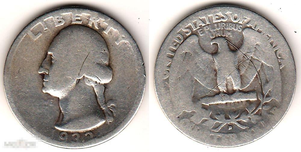 Această monedă are aproape 100 de ani, valoarea sa nominală este de 25 de cenți, dar valoarea ei este de mii de dolari.