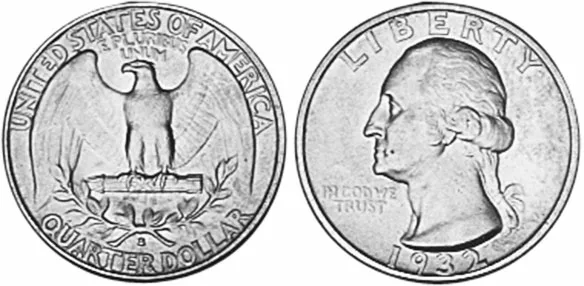 Această monedă are aproape 100 de ani, valoarea sa nominală este de 25 de cenți, dar valoarea ei este de mii de dolari.
